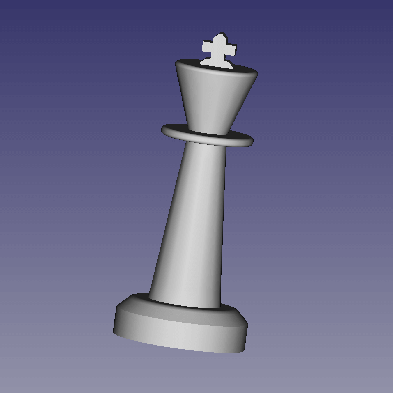 Chess Piece - The King  Solidworks tutorial, Autocad tutorial, Chess