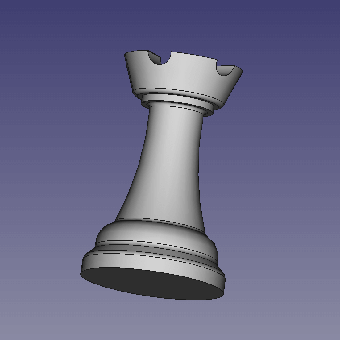 Blender Beginner's Tutorial - Make a Chess Rook 